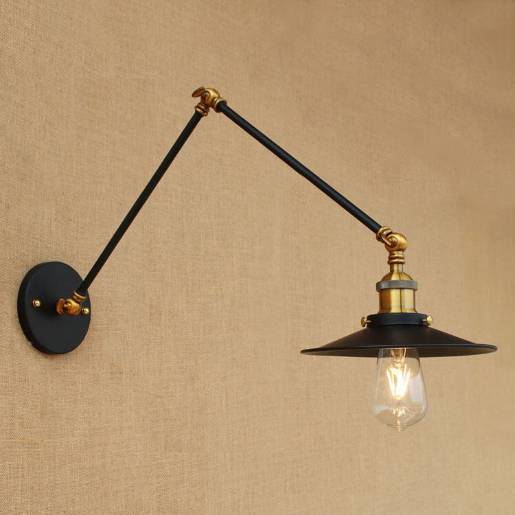 Vintage Style Hat Wall Light