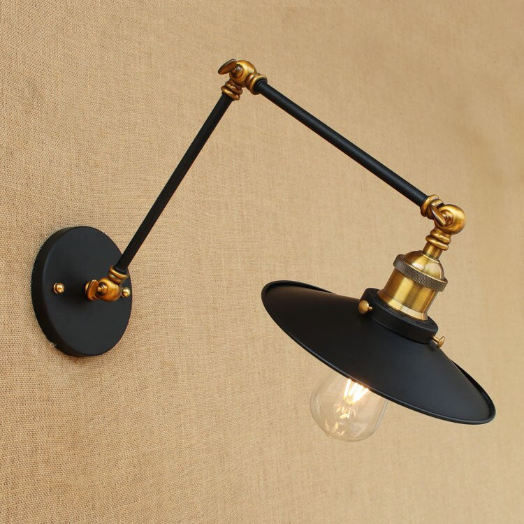 Vintage Style Hat Wall Light