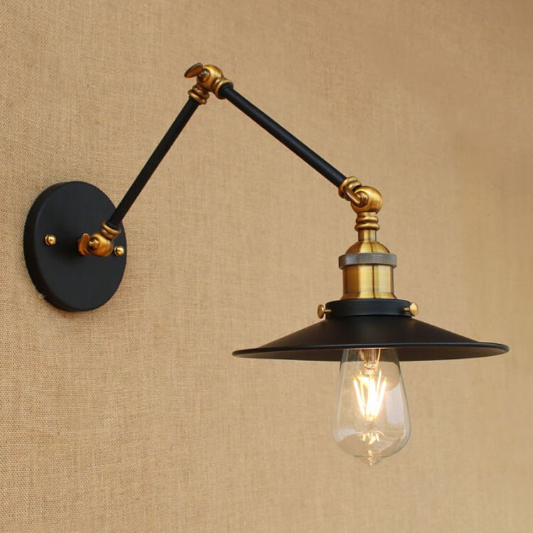 Vintage Style Hat Wall Light