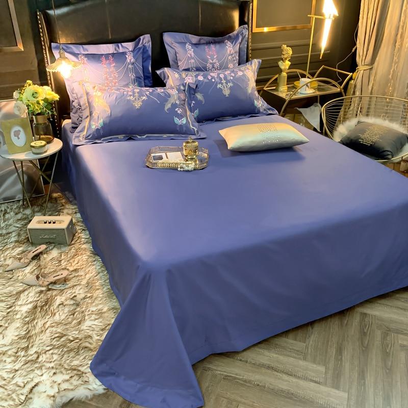 Dark Dlate Blue Egyptian Cotton Duvet Set