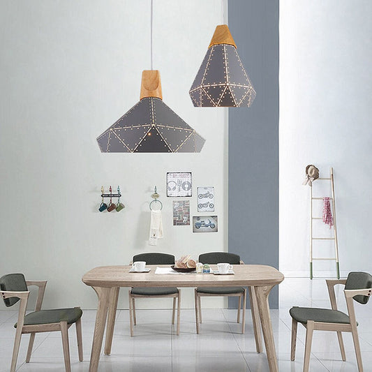 Modern Style Gemstone Pendant Light