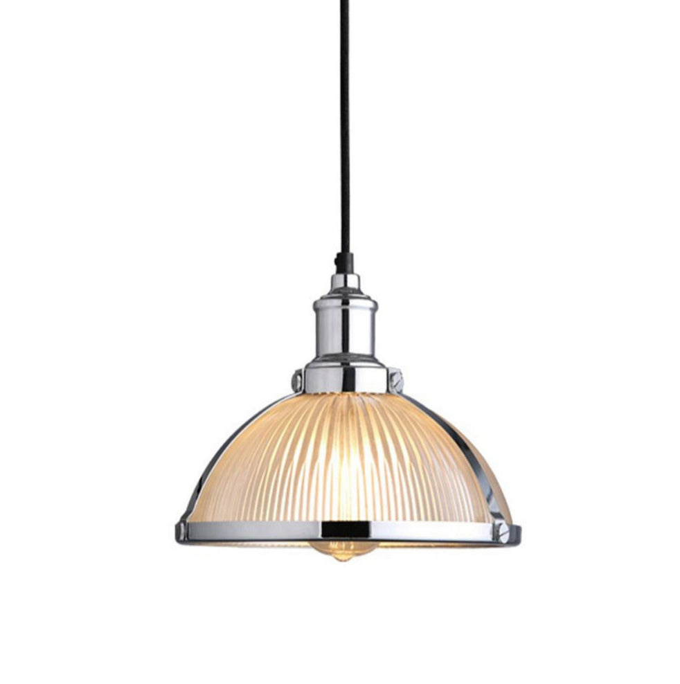 Thatcher - Retro Textured Glass Pendant Lights