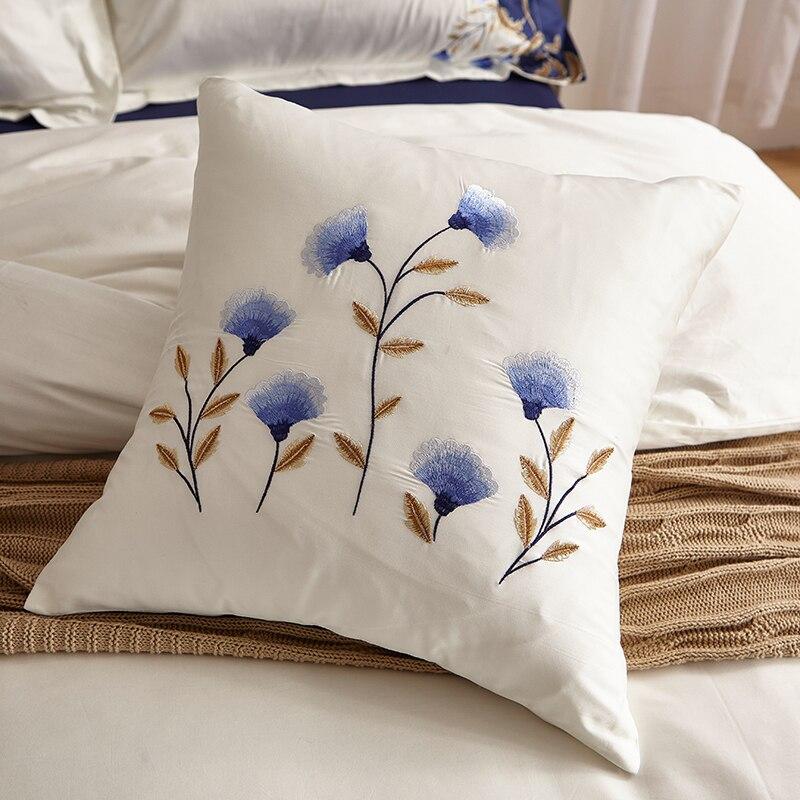 Zaydena Luxury Embroidered  Egyptian Cotton Duvet Cover Set - Nordic Side - Bedding, Cotton, Egyptian, Embroidered, Luxury, set, Soft, Zevilla