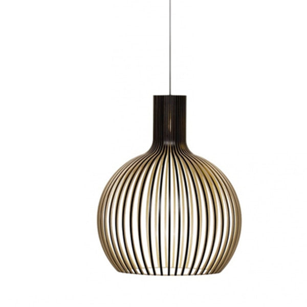 Wooden Birdcage Pendant Light