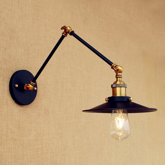 Vintage Style Hat Wall Light