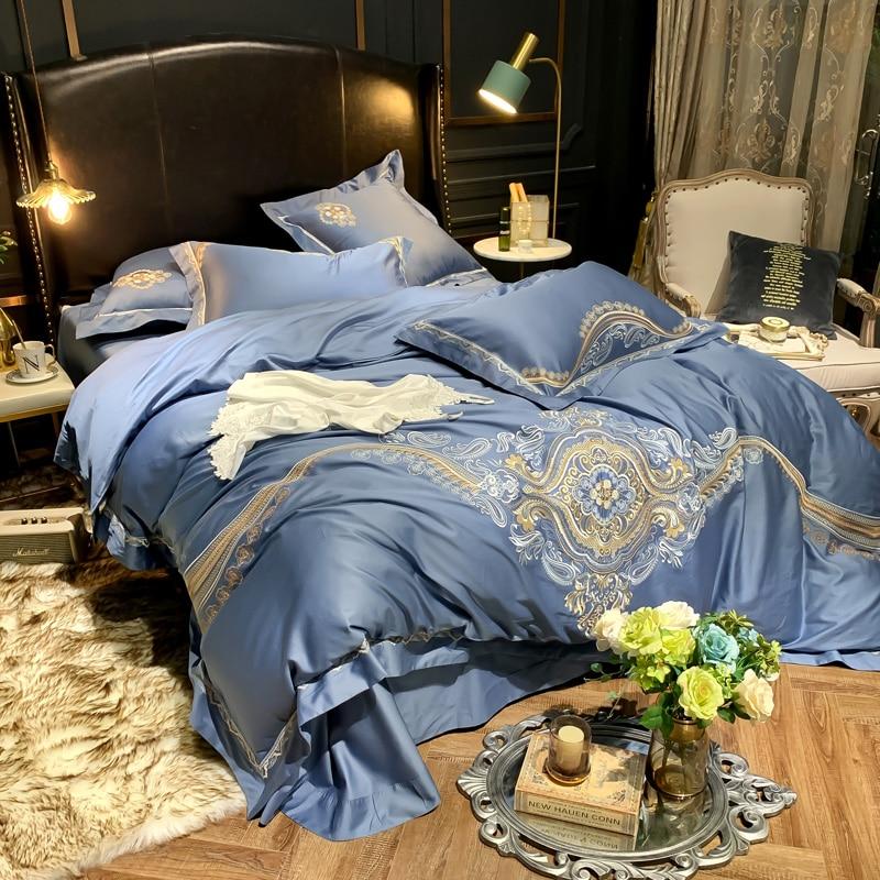 Periwinkle Luxury Egyptian Cotton Duvet Set