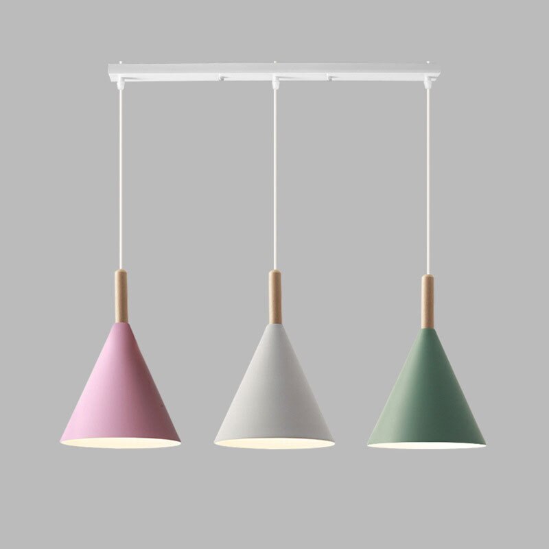 Modern Style Color Cone Ceiling Light