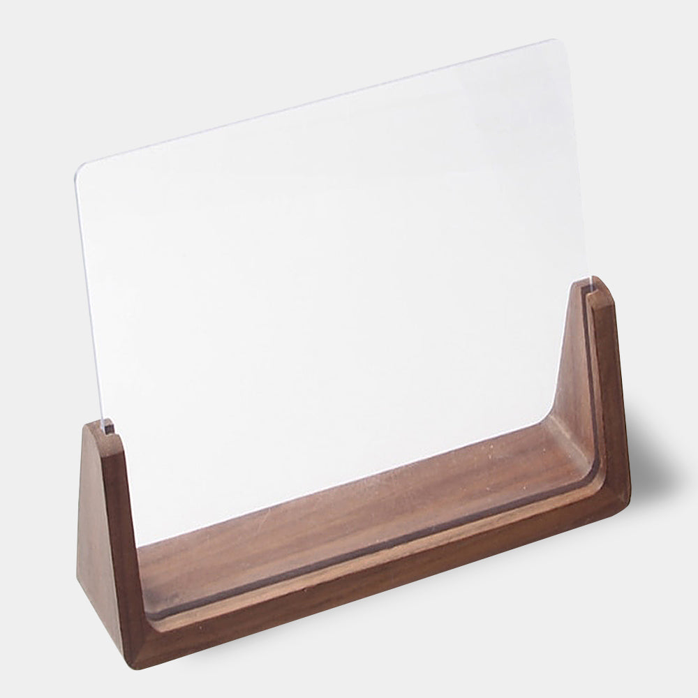 U shaped wooden photo frames