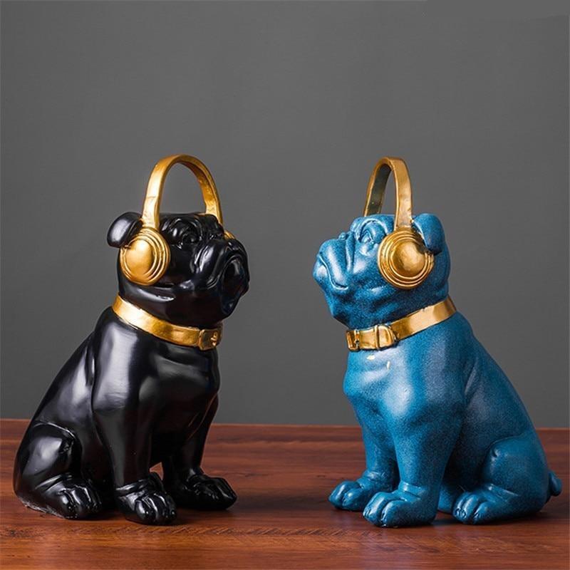 French Bulldog Headphone Decor