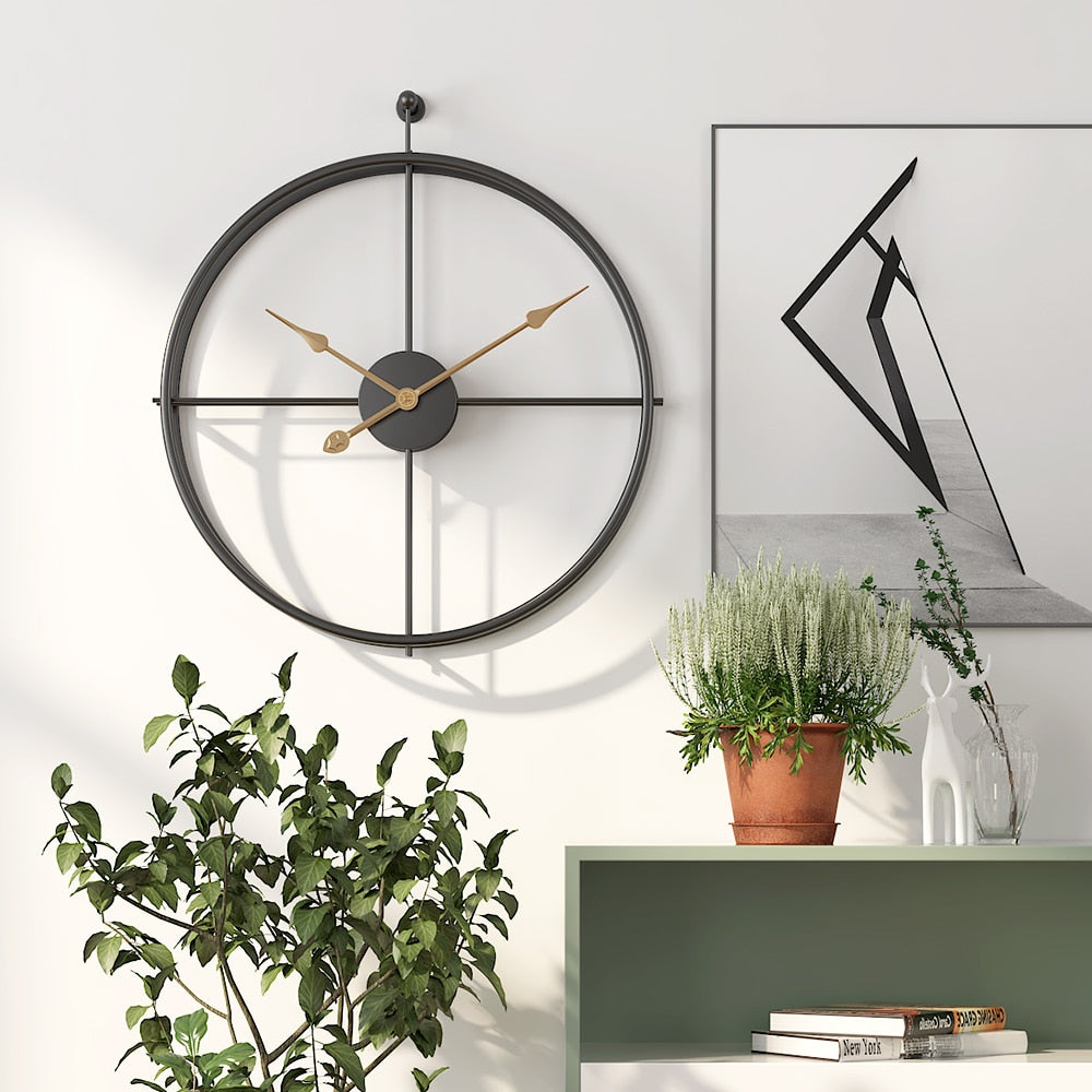 Modern Double Ring Wall Clock