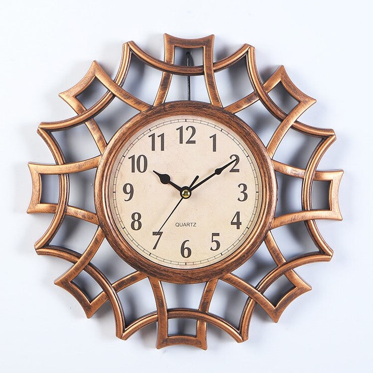 Wooden Web Decorative Wall Clock