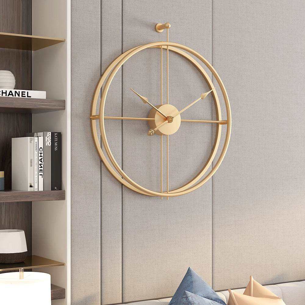 Modern Double Ring Wall Clock