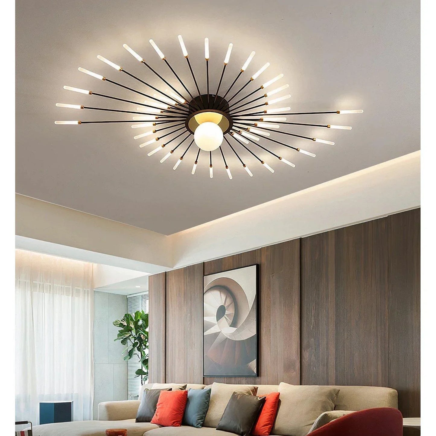 Rina Spiral LED Chandelier