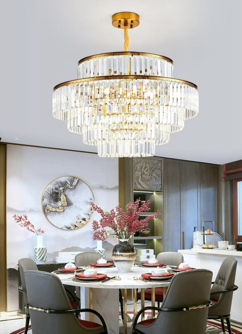 Modern Glass Crystal Chandelier