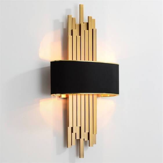 Hanett- LED Gold Metal Sconce - Nordic Side - archidaily, archilovers, architecture, architecturelovers, architectureporn, art, artist, concrete, contemporaryart, decor, decoration, design, d