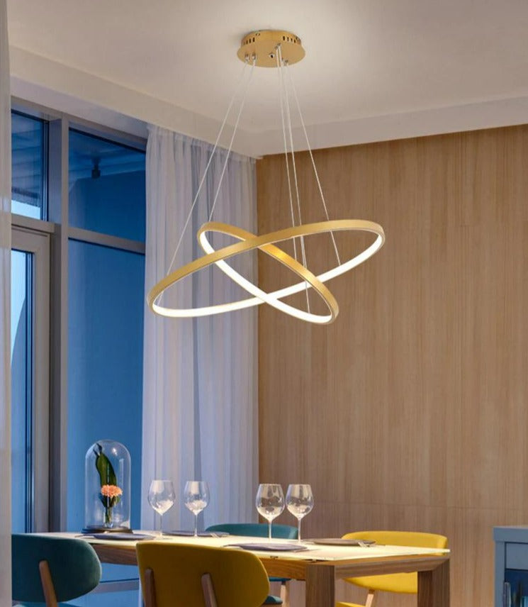 Modern LED Ring Chandelier