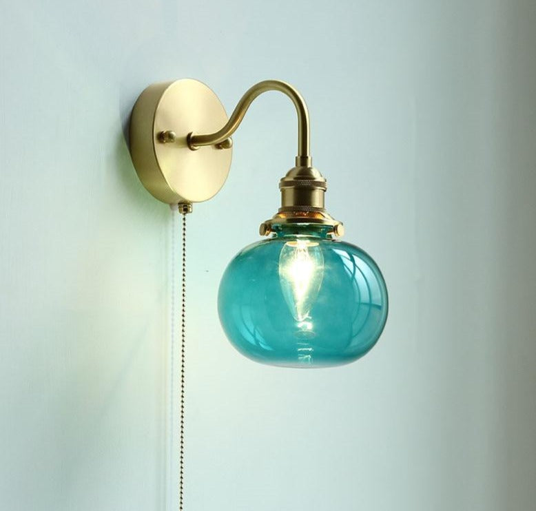 Vintage Style Glass Sphere Light