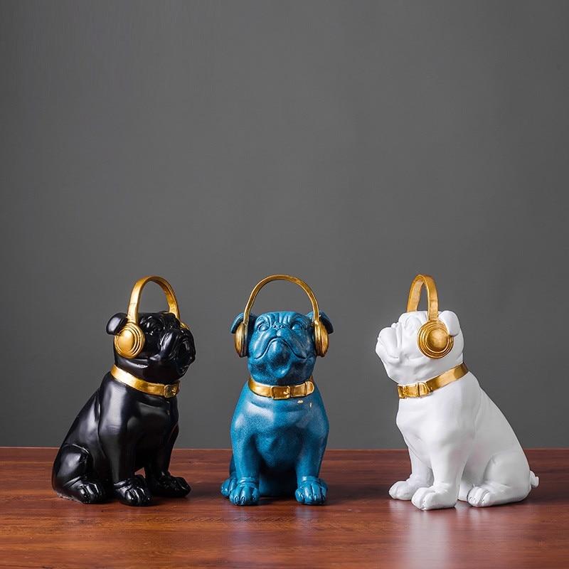 French Bulldog Headphone Decor