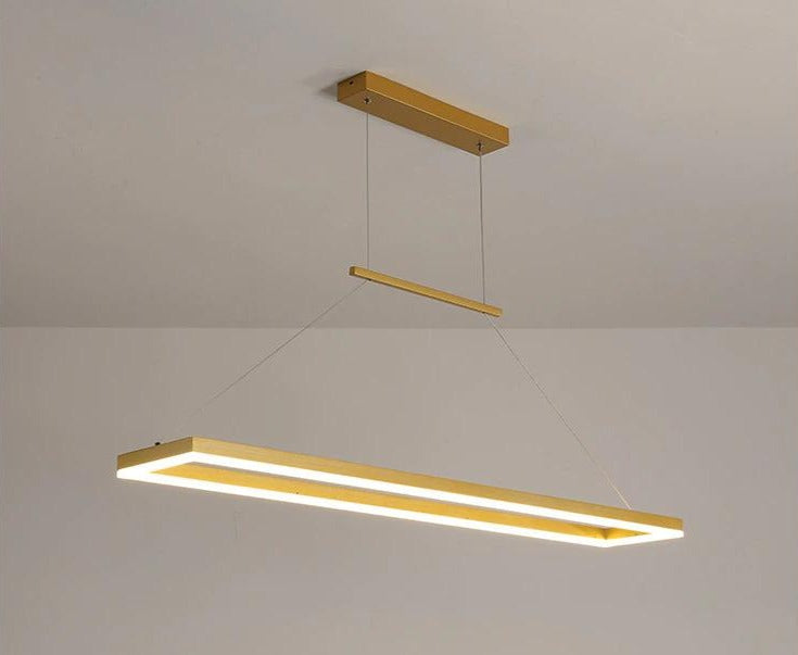 Modern Hanging Frame LED Light Fixture