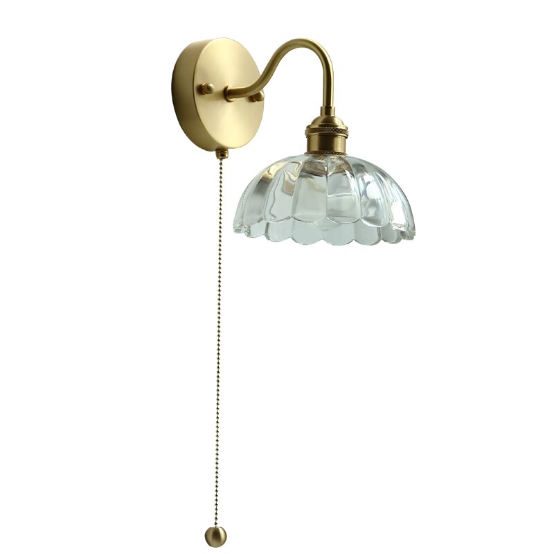 Modern Style Pull Chain Wall Light