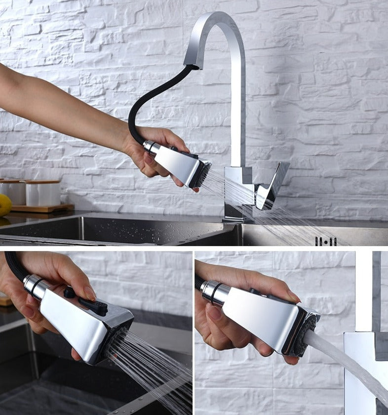 Modern Pull Out Kitchen Faucet