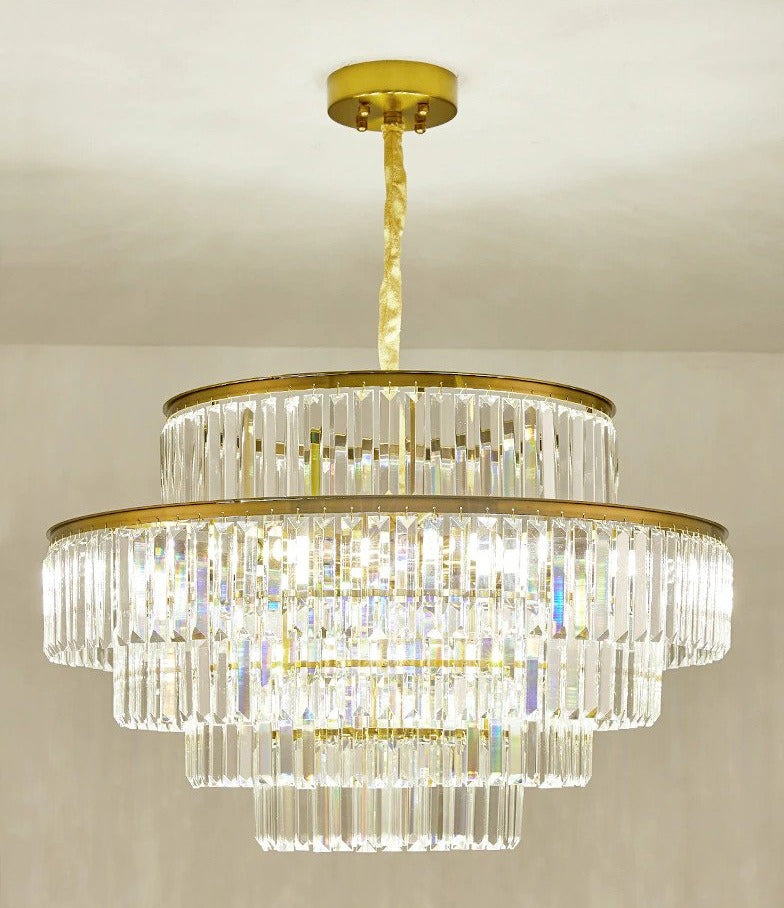 Modern Glass Crystal Chandelier