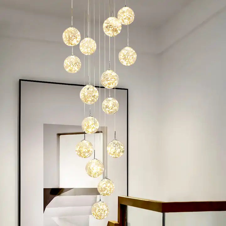 Sydel Bubble Glass Chandelier Pendant