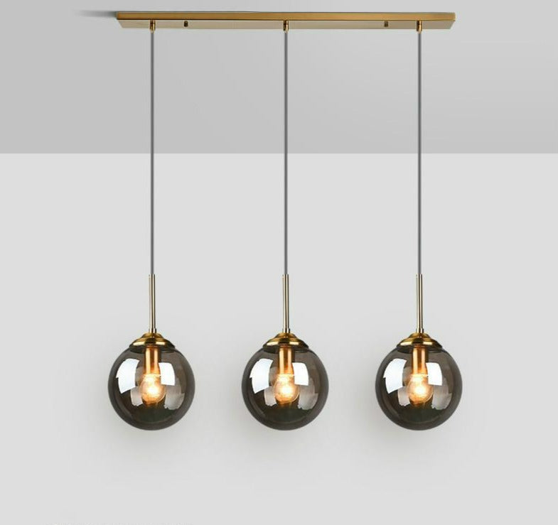 Vintage Glass Globe Pendant Lights