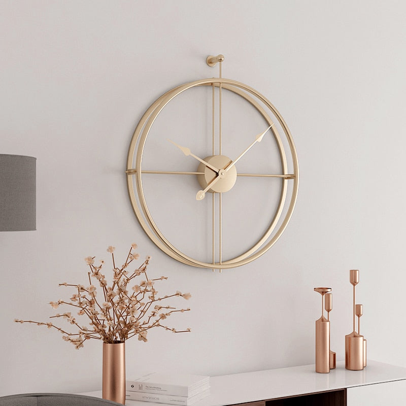 Modern Double Ring Wall Clock