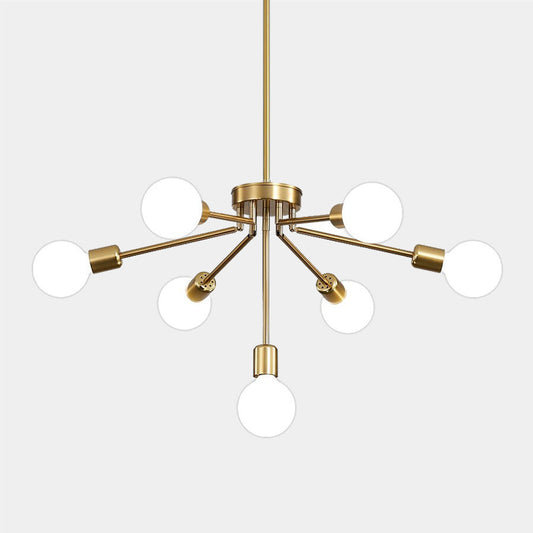 Mutli-angle sputnik chandelier