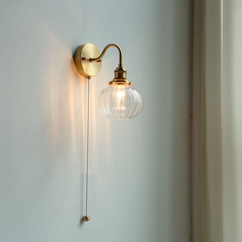 Vintage Style Glass Sphere Light