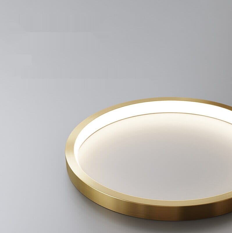 Modern Gold Ring Pendant Light