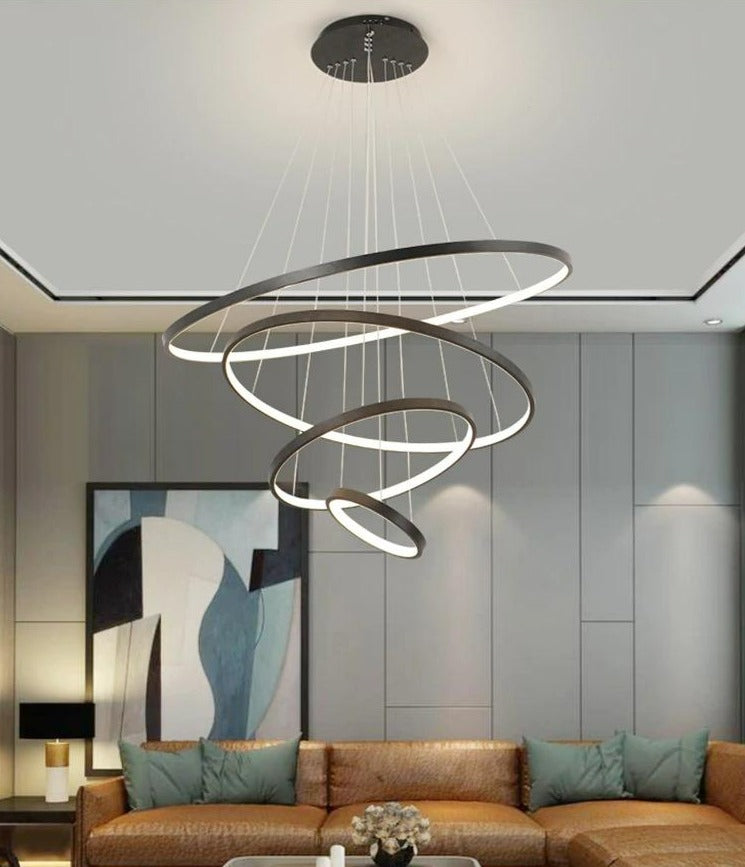 Modern LED Ring Chandelier