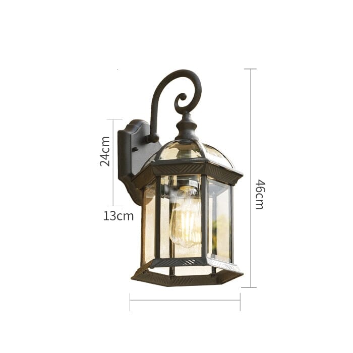 Artistic Outdoor Lampshade Light Fixture