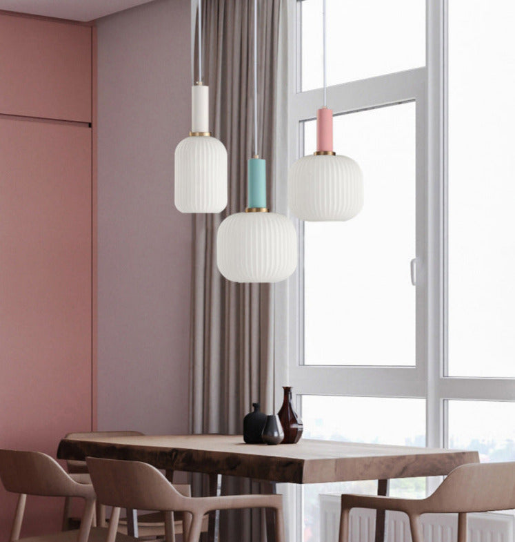 Walden - Vintage Textured Glass Pendant Lights