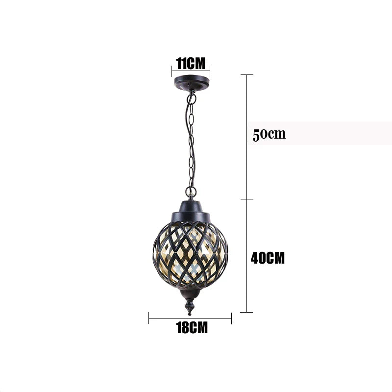 Waterproof Grape Rack Outdoor Chandelier