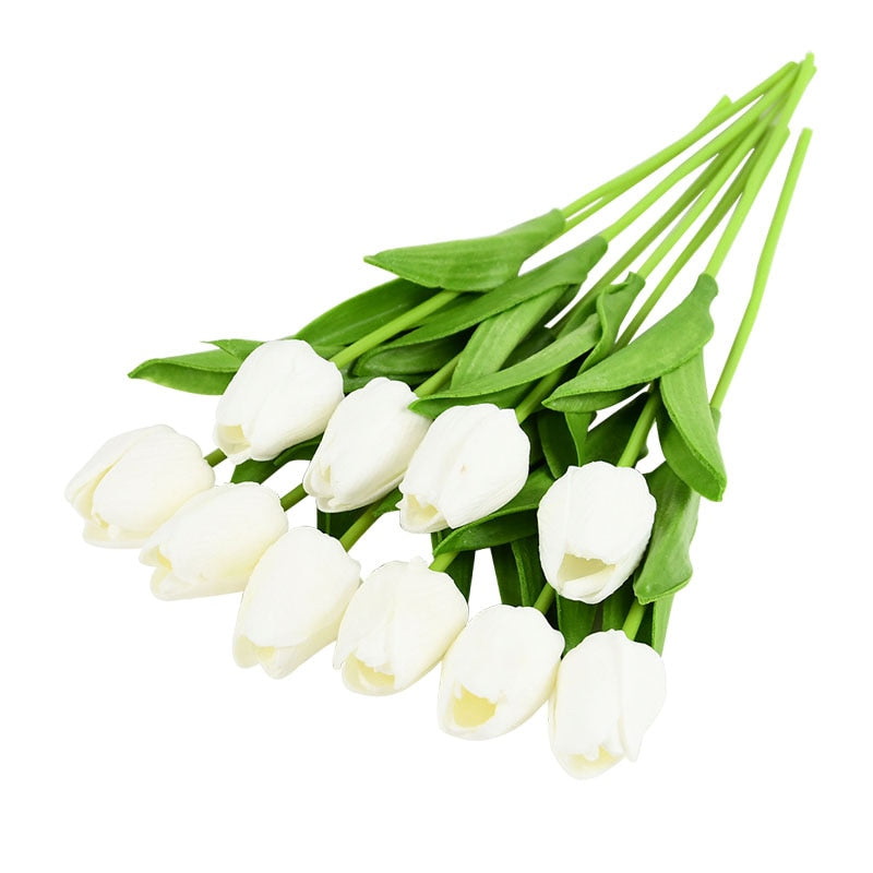 Tulip Artificial Flower Bouquet Decoration (10 Pieces)