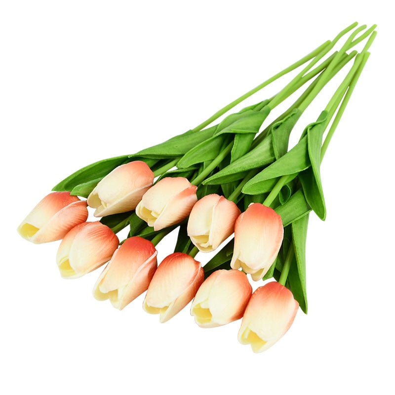 Tulip Artificial Flower Bouquet Decoration (10 Pieces)