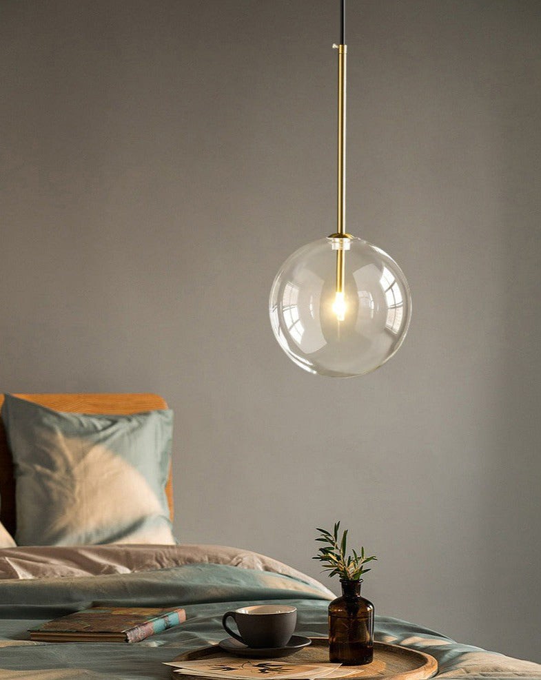 Minimalist Modern Glass Globe Pendant Lights