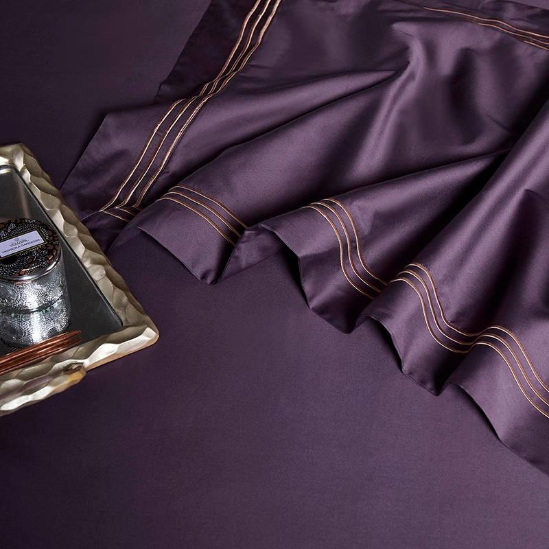 Majestic Aubergine Duvet Cover Set