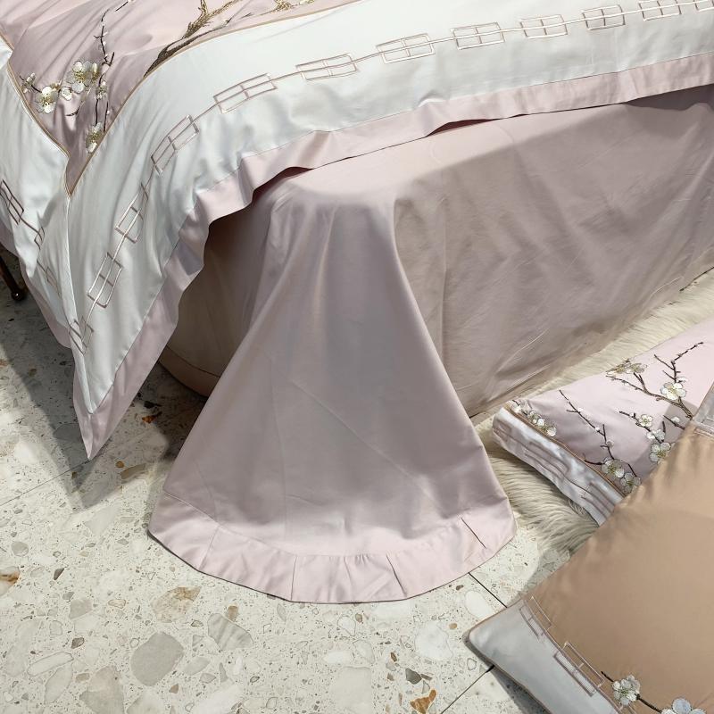 Peach Luxury Egyptian Cotton Duvet Set