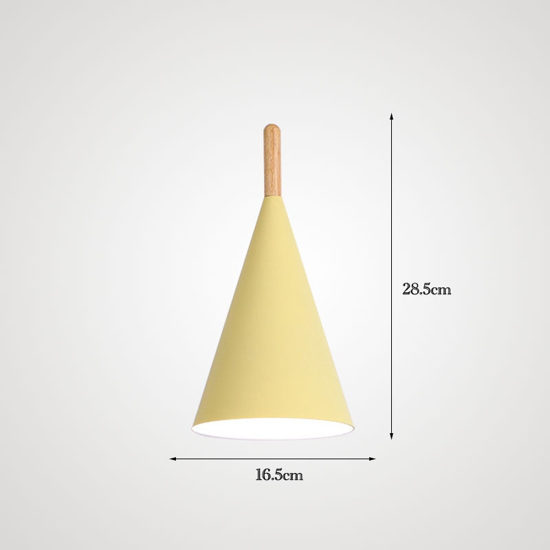 Modern Style Color Cone Ceiling Light