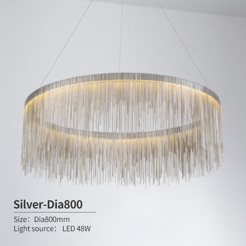 Modern Style Golden Drizzle Chandelier