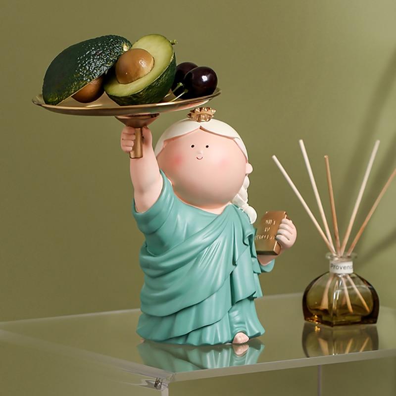 Cute Statue of Liberty Tray - Artisan-Made