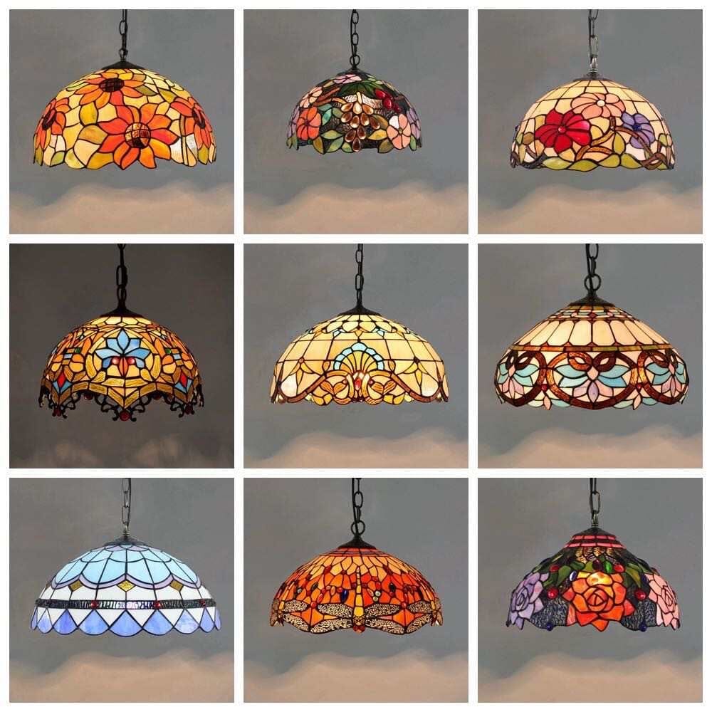 NYRA Stained glass lights