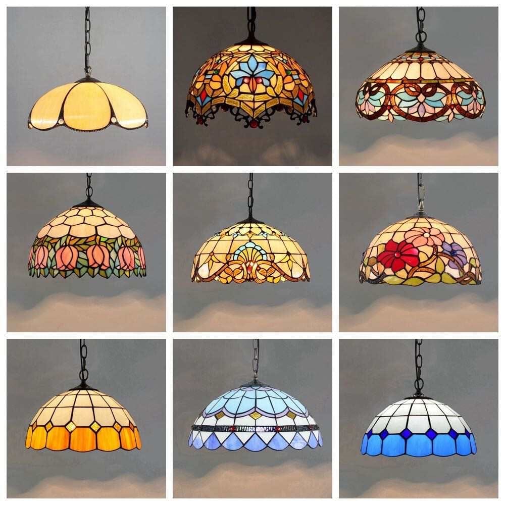 NYRA Stained glass lights