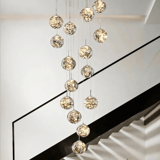 Bella Glass Ball Chandelier Pendant