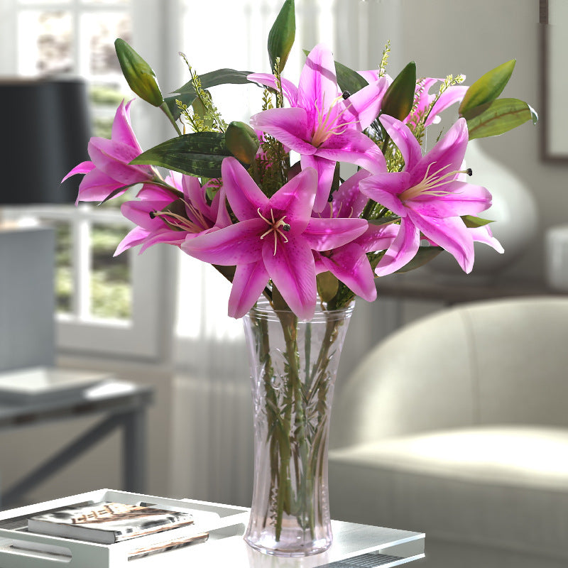 Artificial Lily Bouquet (5pcs)