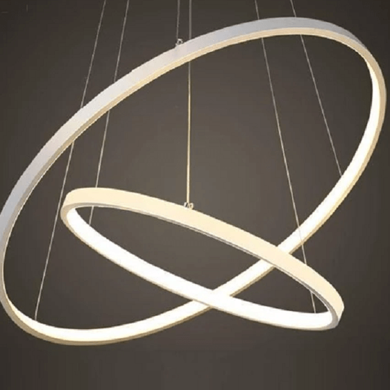 Indoor Modern Circular Ring Chandelier - Nordic Side - architecture, arcitecture, art, artichture, artist, contemporaryart, crystal chandelier, decor, decoration, design, designer, designinsp