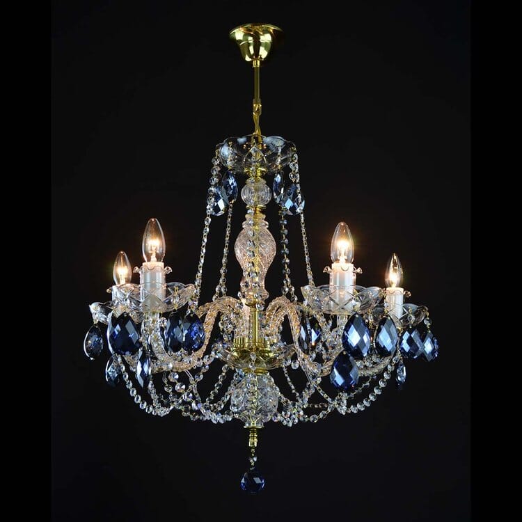 Ocean Crystal Chandelier Fixture